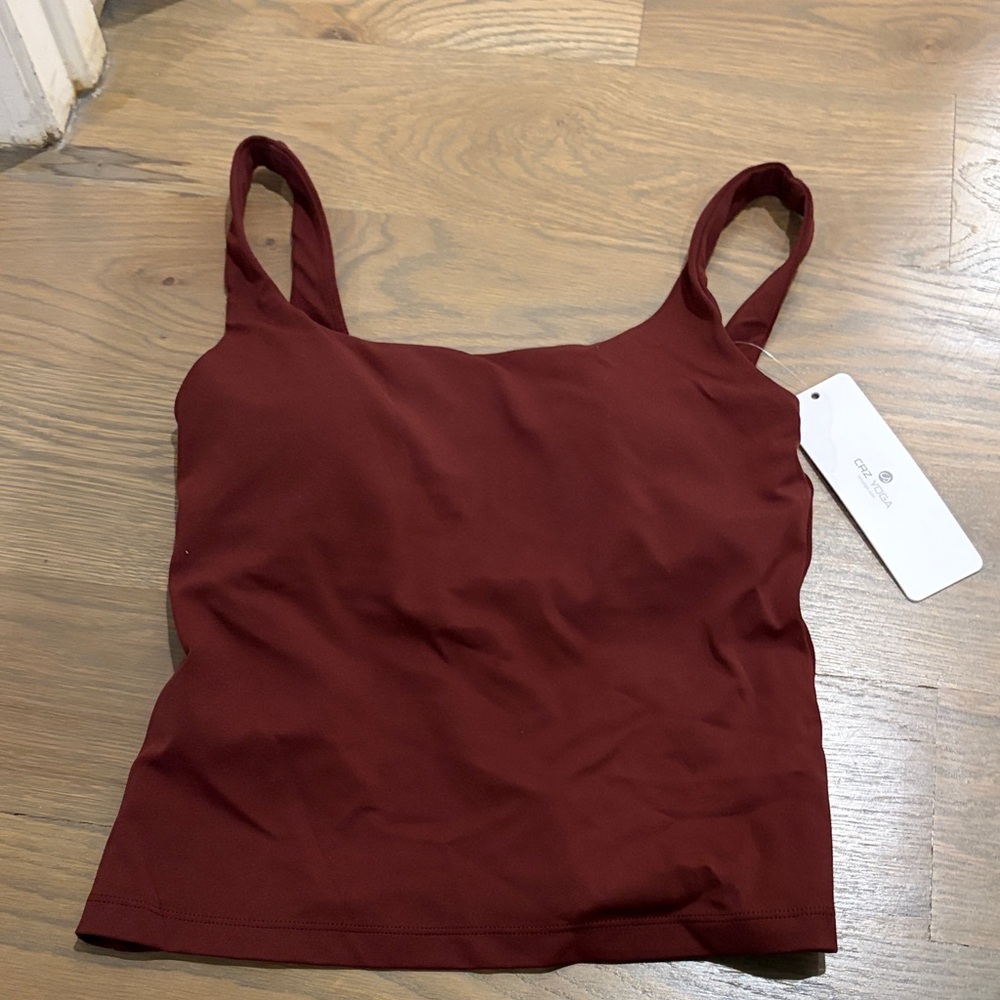 CRZ YOGA Burgundy Camisole Top